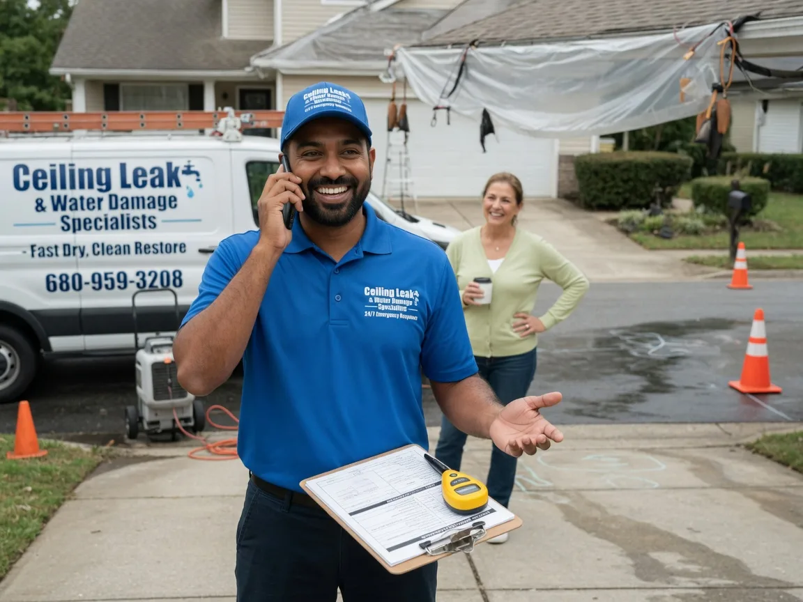 Ceiling Leak Cleanup Nickerson, KS FAQs